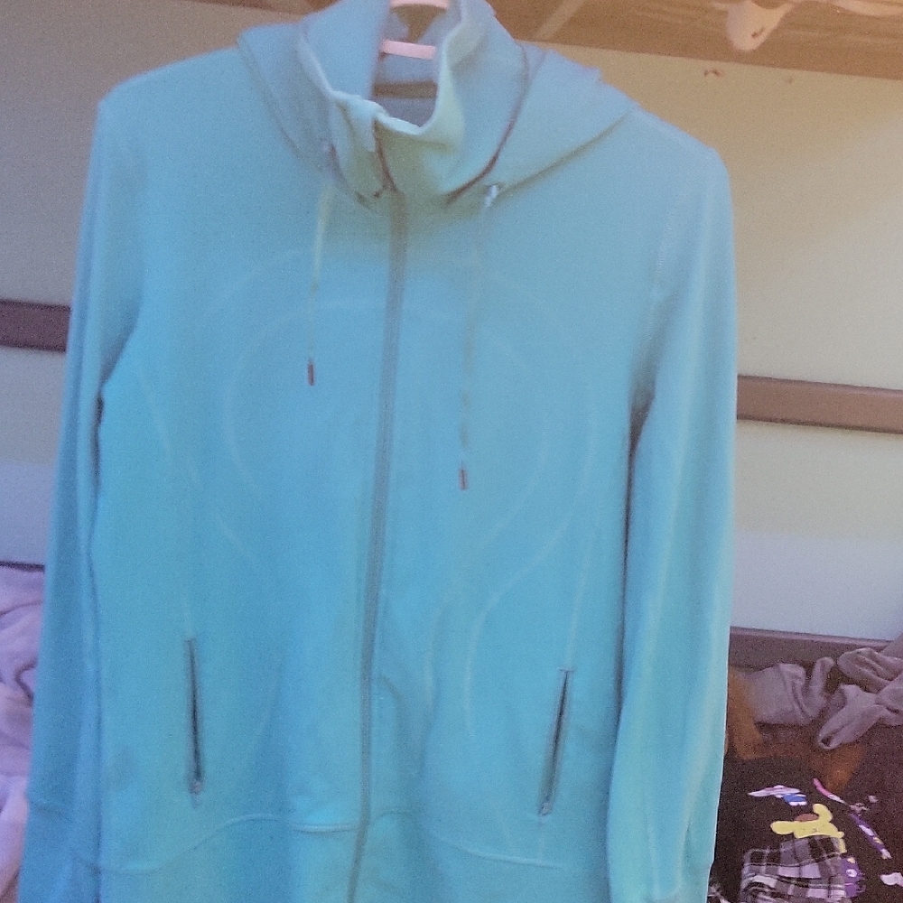 Women's Aqua Lulu Lemon Hoodie
